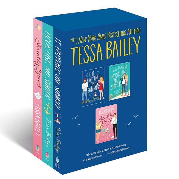 Sách ngoại văn: Tessa Bailey Boxed Set: It Happened One Summer + Hook, Line, And Sinker + Secretly Yours