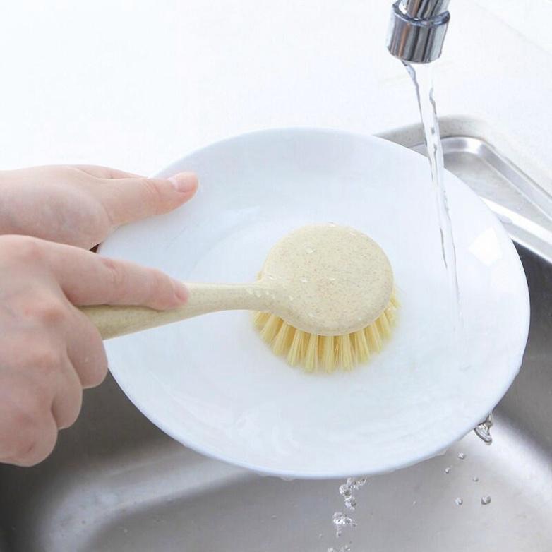 Bàn Chải Vệ Sinh Đồ Bếp Có Cán
