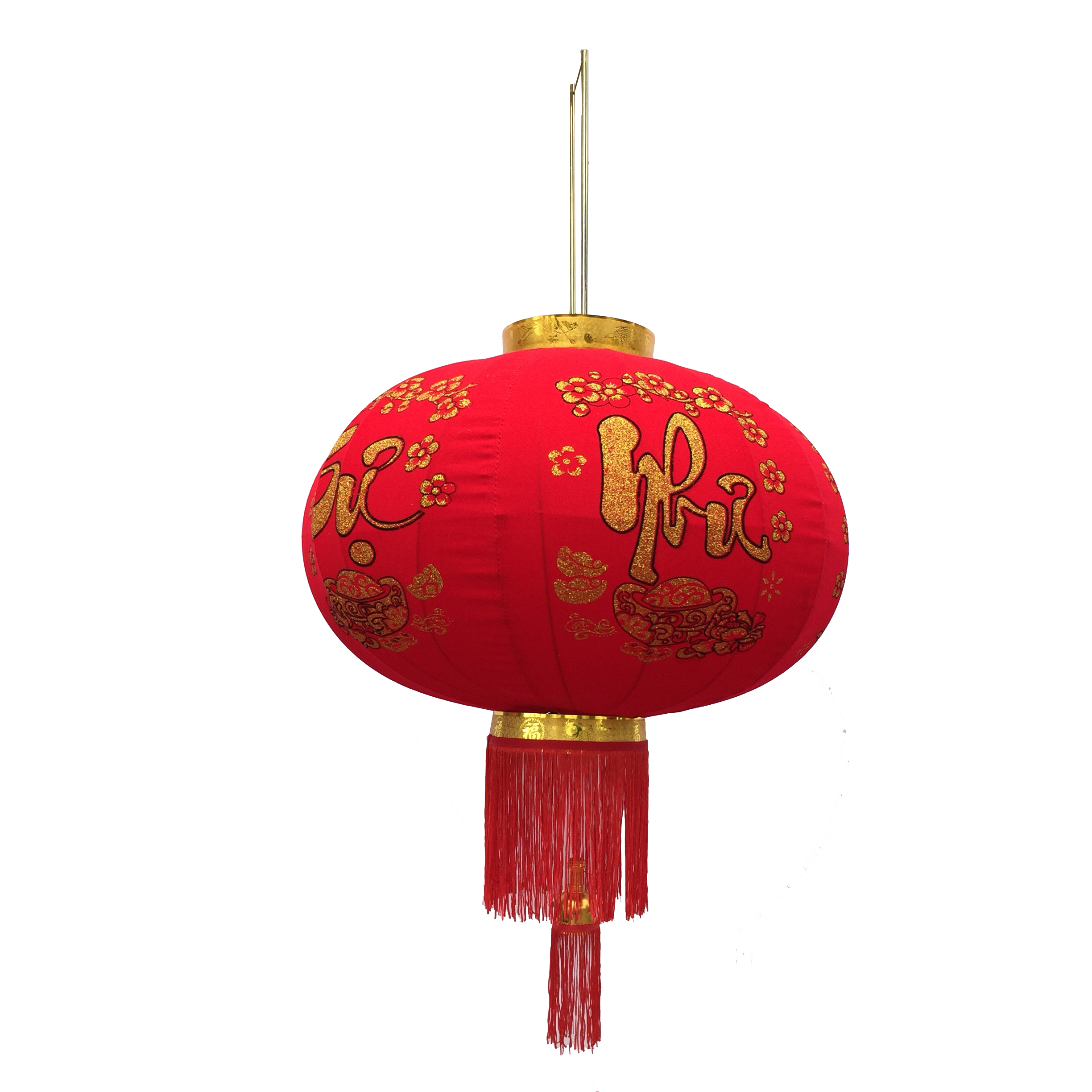 Đèn lồng đỏ Cá Chép đường kính 60cm Vạn Sự Như ý Trang trí Tết