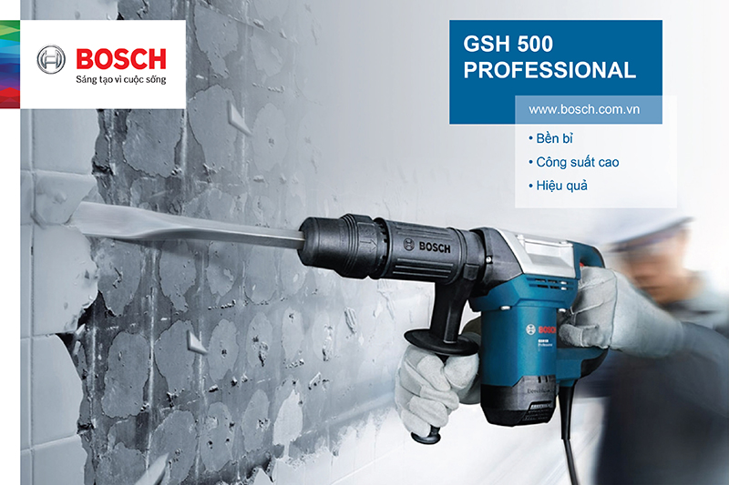 Máy đục bê tông Bosch GSH 500