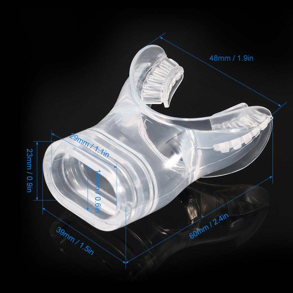 Bộ 2 Ống Thở Silicone Thay Thế Cho Miệng Thở