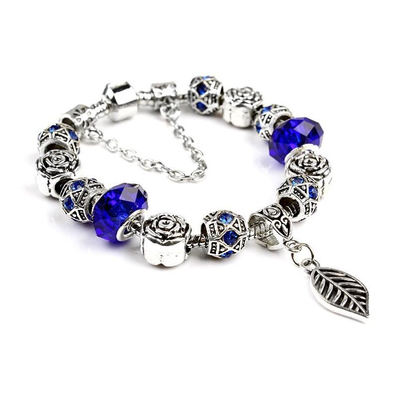 Vòng tay charm chiếc lá