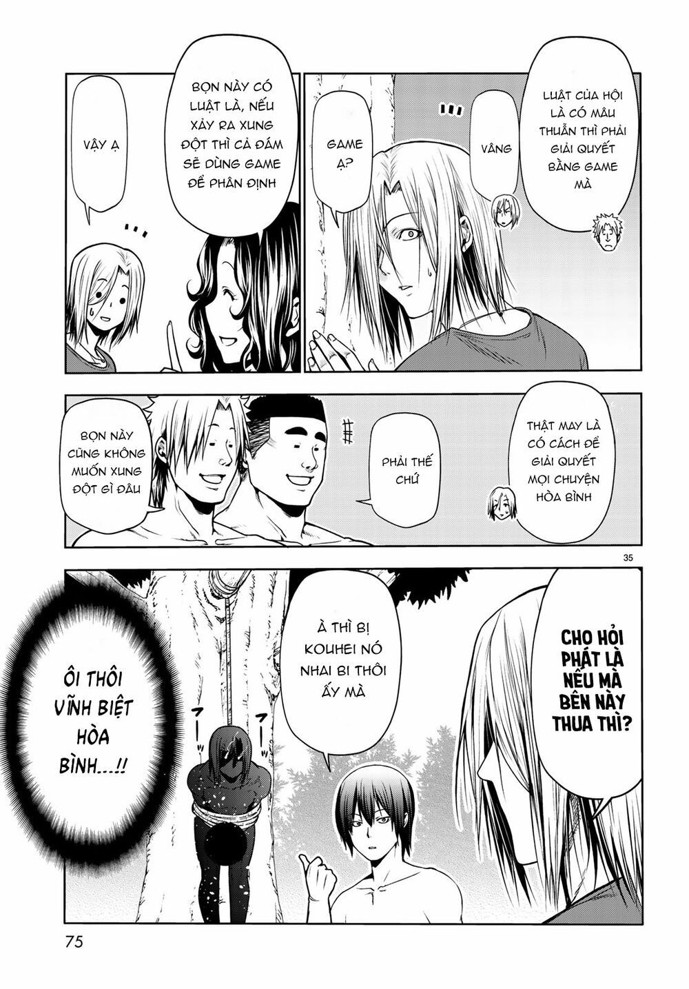 cô gái thích lặn - grand blue chapter 60 35