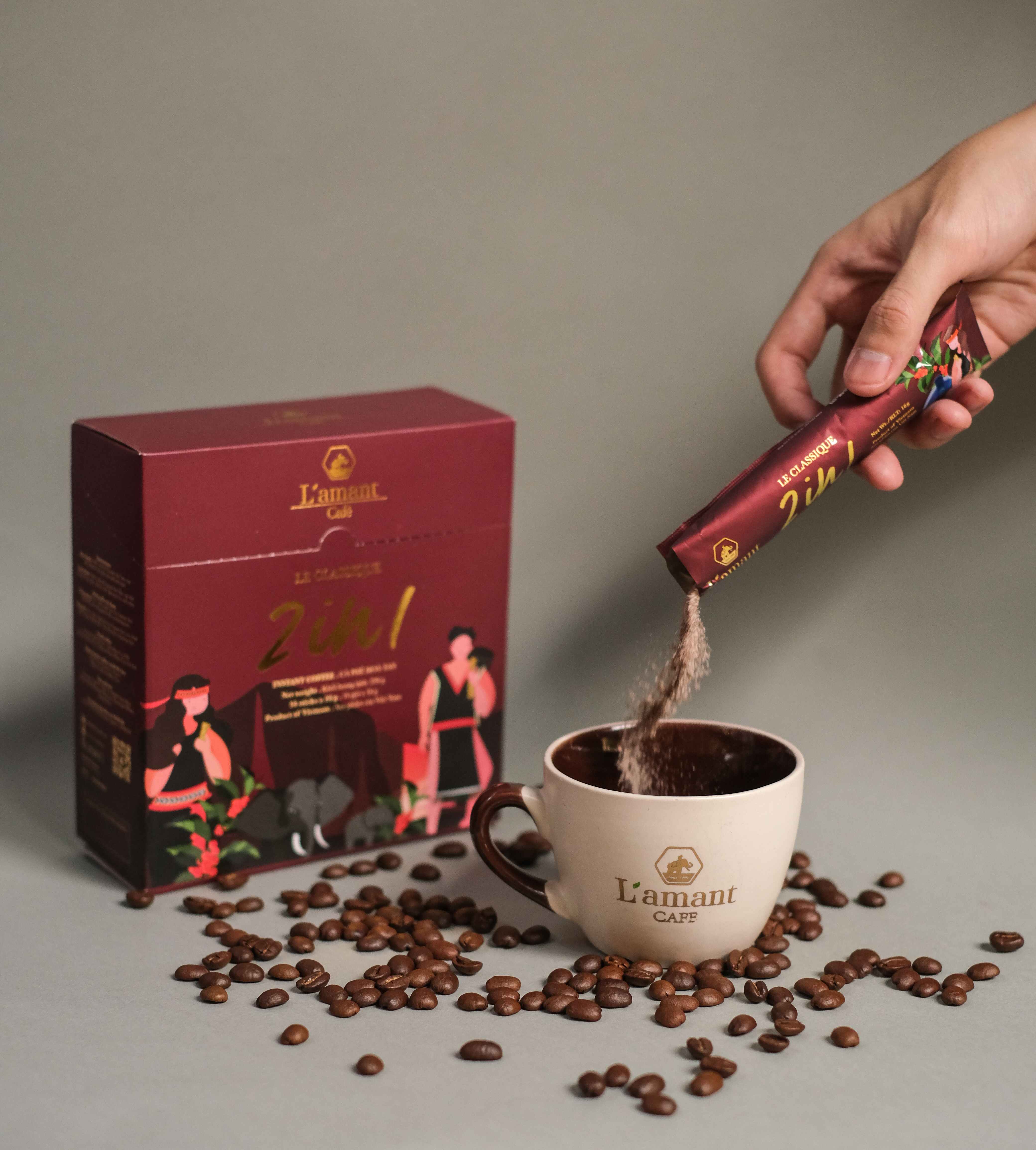 Combo 03 Hộp cà phê Mocha Cappuccino và 01 Hộp 2IN1