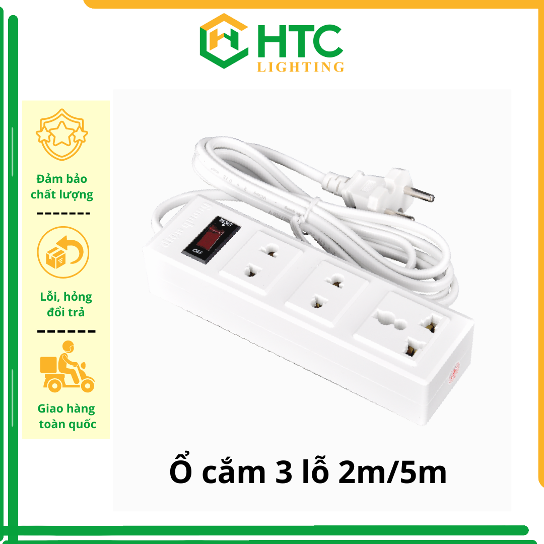 Ổ cắm kéo dài ĐQ 002A-02-2M