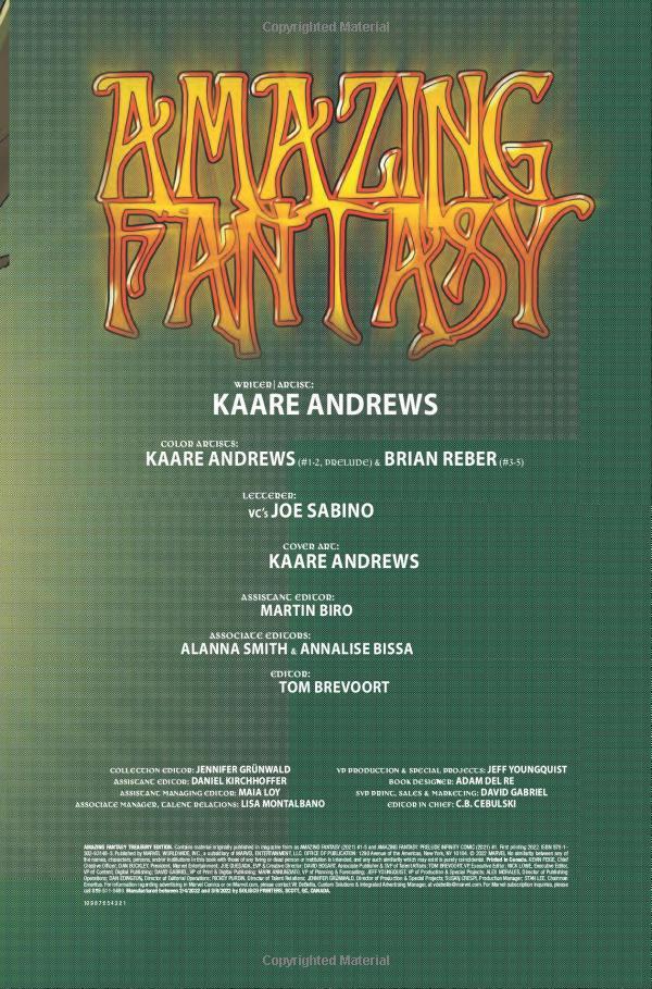 Marvel Comics: Amazaing Fantasy Treasury Edition