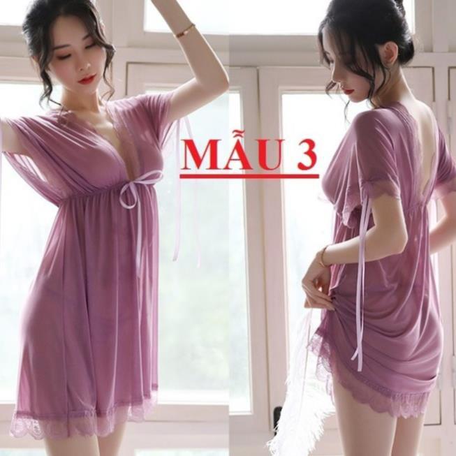 Váy ngủ voan thun bigsize 43-70kg sexy giá rẻ đẹp