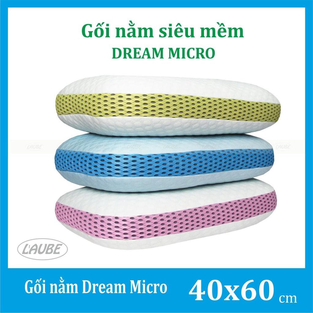 Gối siêu mềm Nhật Bản Dream Microfiber hiệu Laube Home 40x60cm