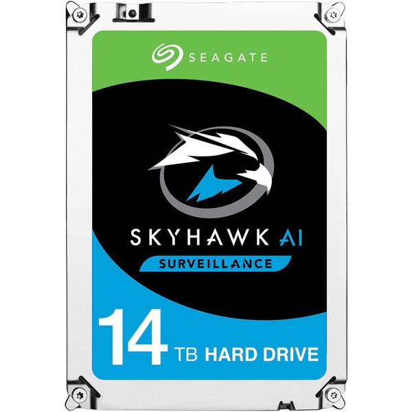 Ổ Cứng Camera HDD Seagate SKYHAWK AI  14TB/3.5/7200rpm ST14000VE0008 - Hàng Chính Hãng