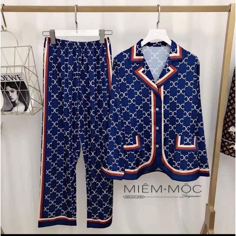 Bộ PIJAMA Lụa Cao Cấp Khí Chất Nữ Vương