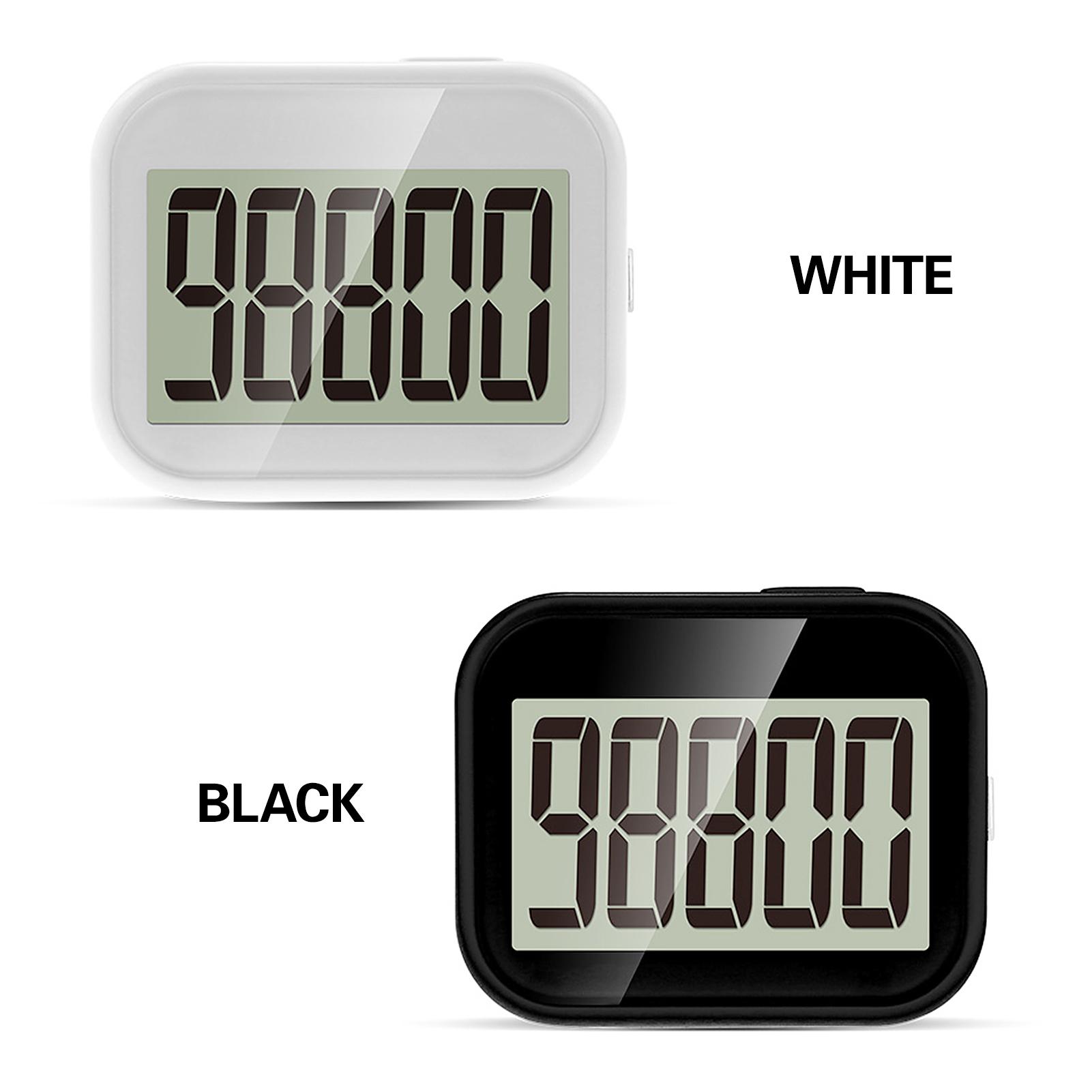 3D Walking Pedometer Step Counter with Removable Clip and Lanyard Accurate Pedometers Step Tracker with Large Display