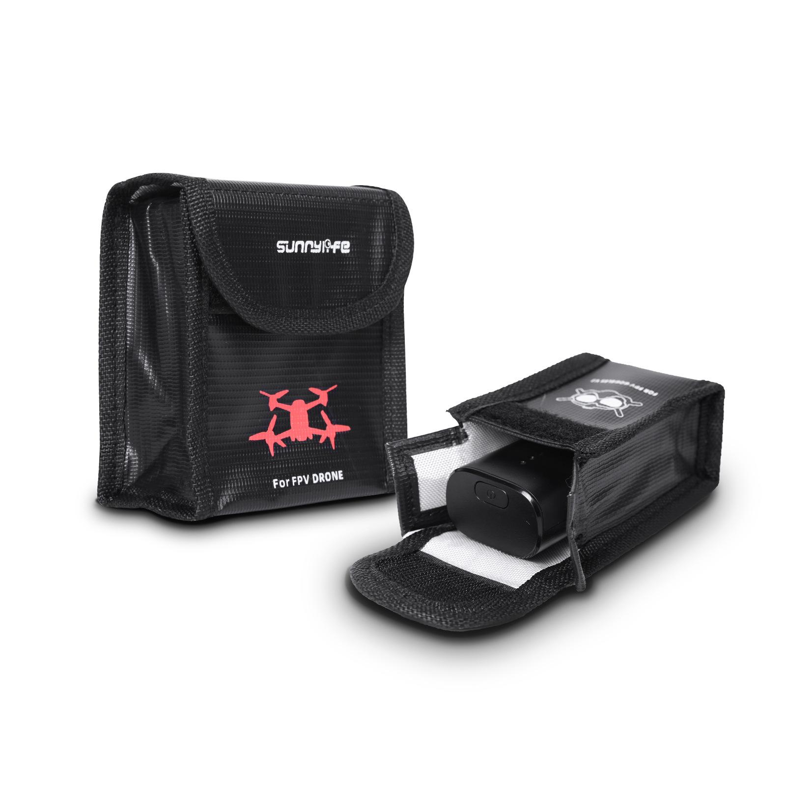 Hộp pin Lipo Túi đựng an toàn chống cháy nổ cho DJI FPV AVATA Goggles 2 V2 Túi bảo vệ chống cháy Phụ kiện máy bay không người lái FPV Màu sắc: 1 Pin cho V2