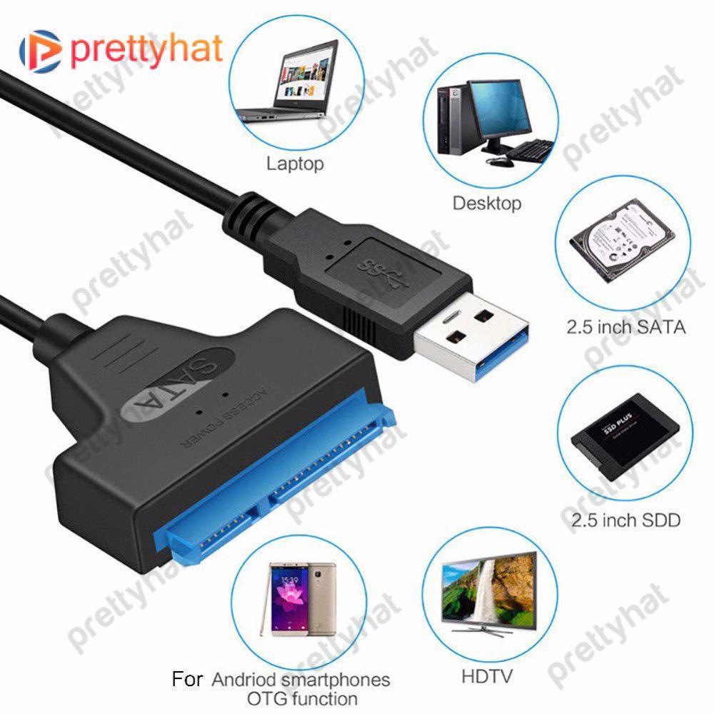 Usb 3.0 Đến 2.5 "Sata Iii Cáp/Uasp-Sata Để Usb3.0 Chuyển Đổi Prettyhat