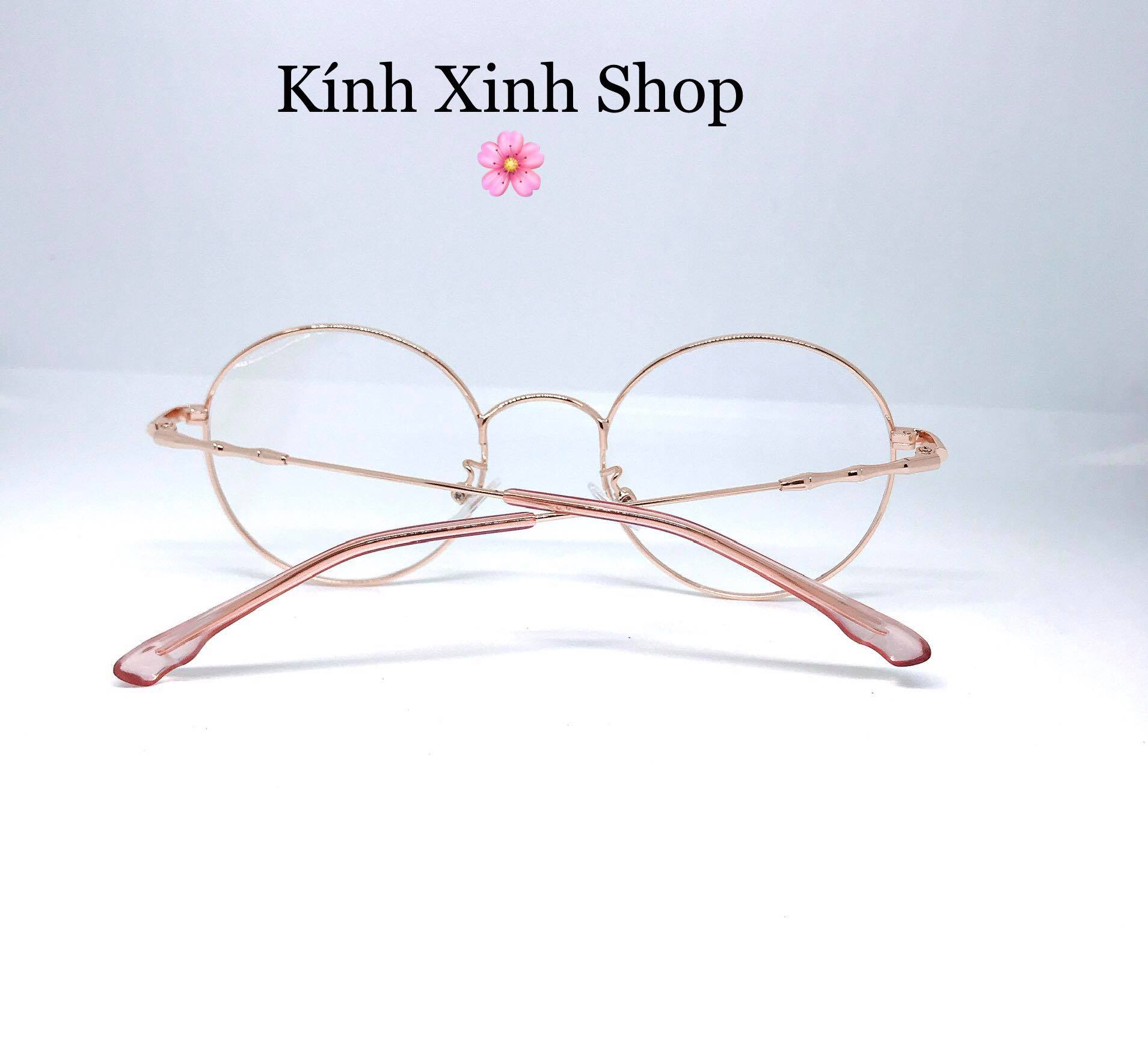 Kính Mắt tròn cao cấp cho Nam và nữ tròng chống ánh sáng xanh uv G72325 (Nhiều màu)