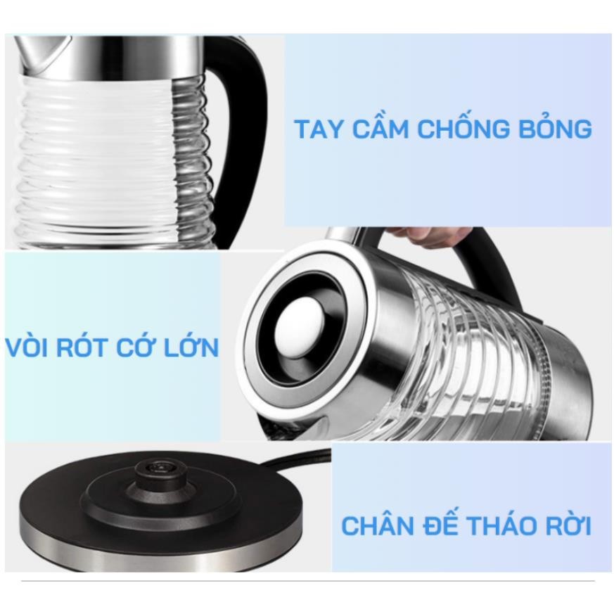 Ấm Siêu Tốc Thủy Tinh SEKA SK2829T 2.2L - Hàng Chính Hãng