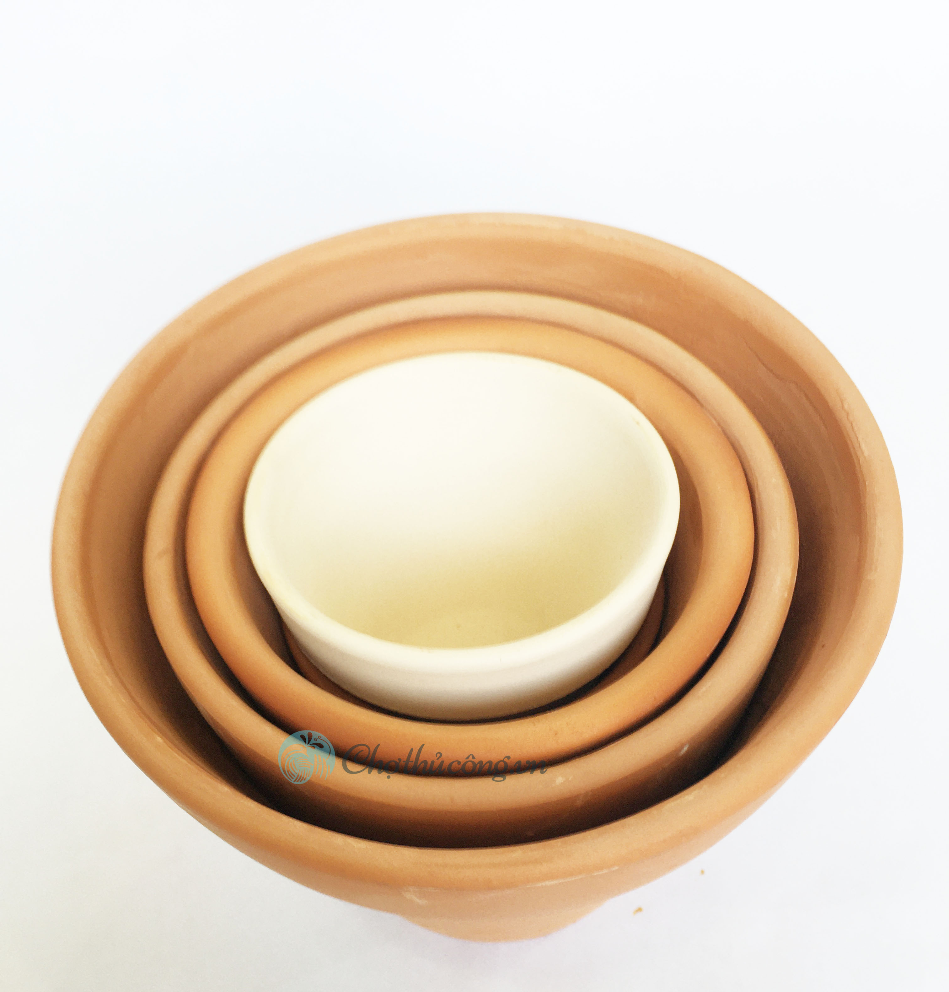 Chậu đất nung vintage KT 13x13cm, chậu trồng cây cảnh sen đá xương rồng