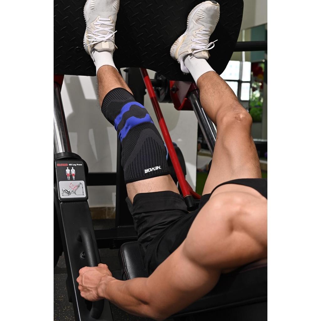 Bó gối thể thao Nevor BDG01 giảm đau, phòng tránh chấn thương dây chằng sử dụng cho gym, bóng đá, bóng rổ...