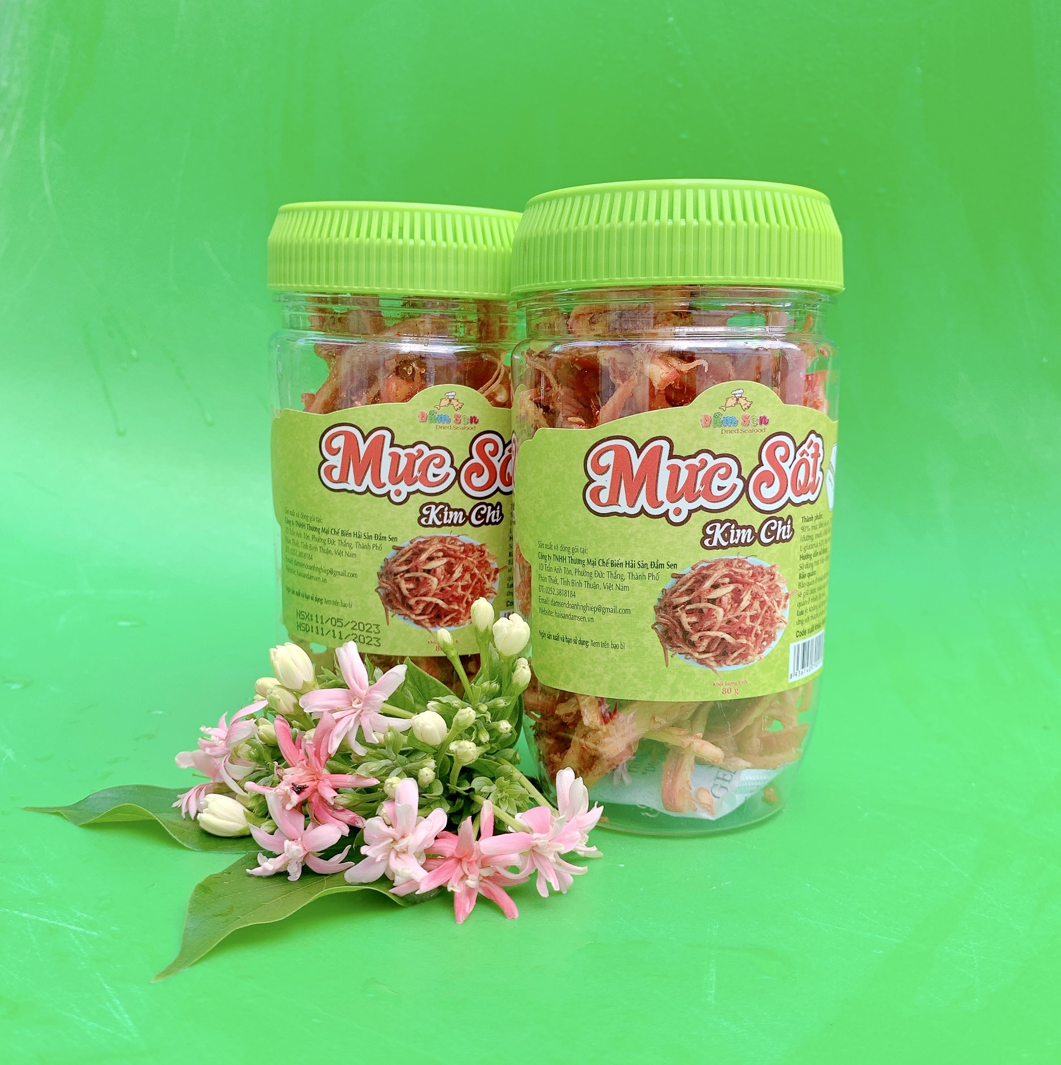 Đặc Sản Bình Thuận - Mực Sốt Kim Chi Đầm Sen - 150G - Ocop 4 Sao