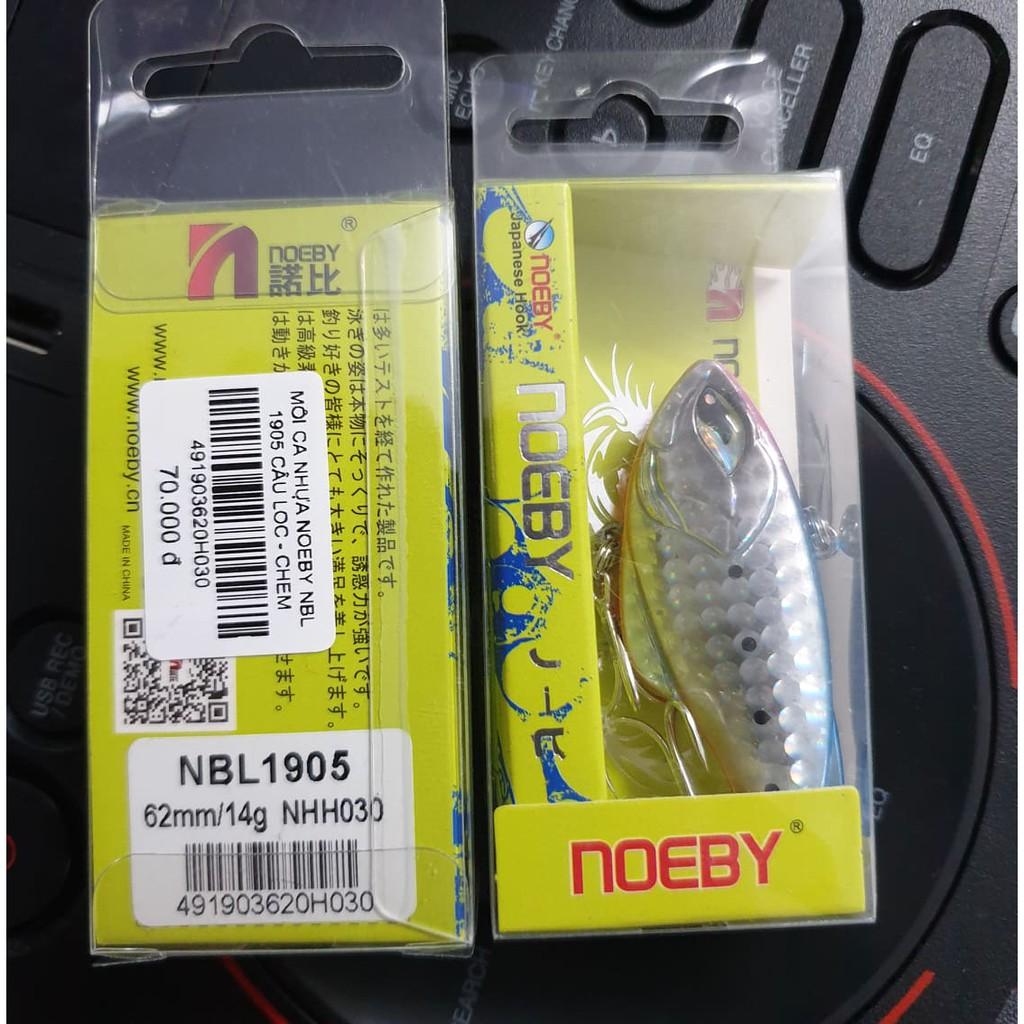 Cá nhựa Noeby NBL 1905 - Mồi gia câu lure cá lóc, chẽm - 62mm 14gr