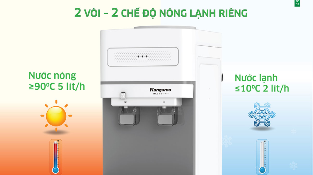 Cây nước nóng lạnh Kangaroo KG36A2 - hàng chính hãng