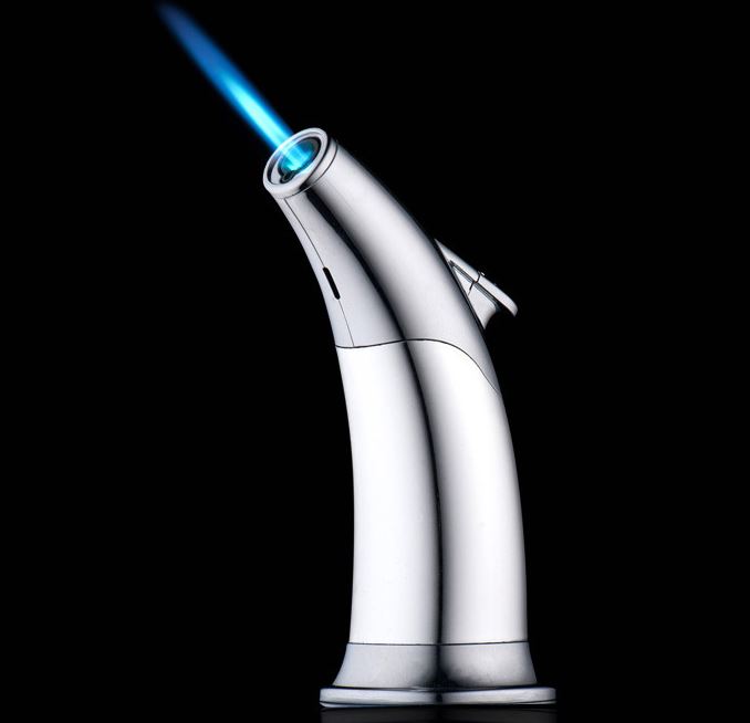 Vỏ Hột Quẹt Bật Lửa khò Jobon ZB-673 1 tia cực mạnh để bàn thiết kế độc lạ cao cấp