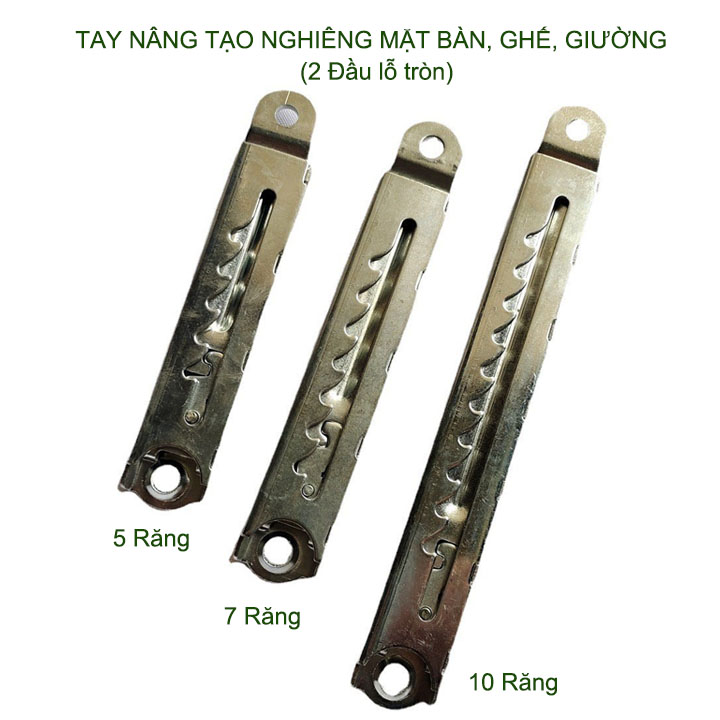01 Thanh nâng, tạo độ nghiêng mặt bàn, ghế, giường làm bằng thép mạ chống gỉ