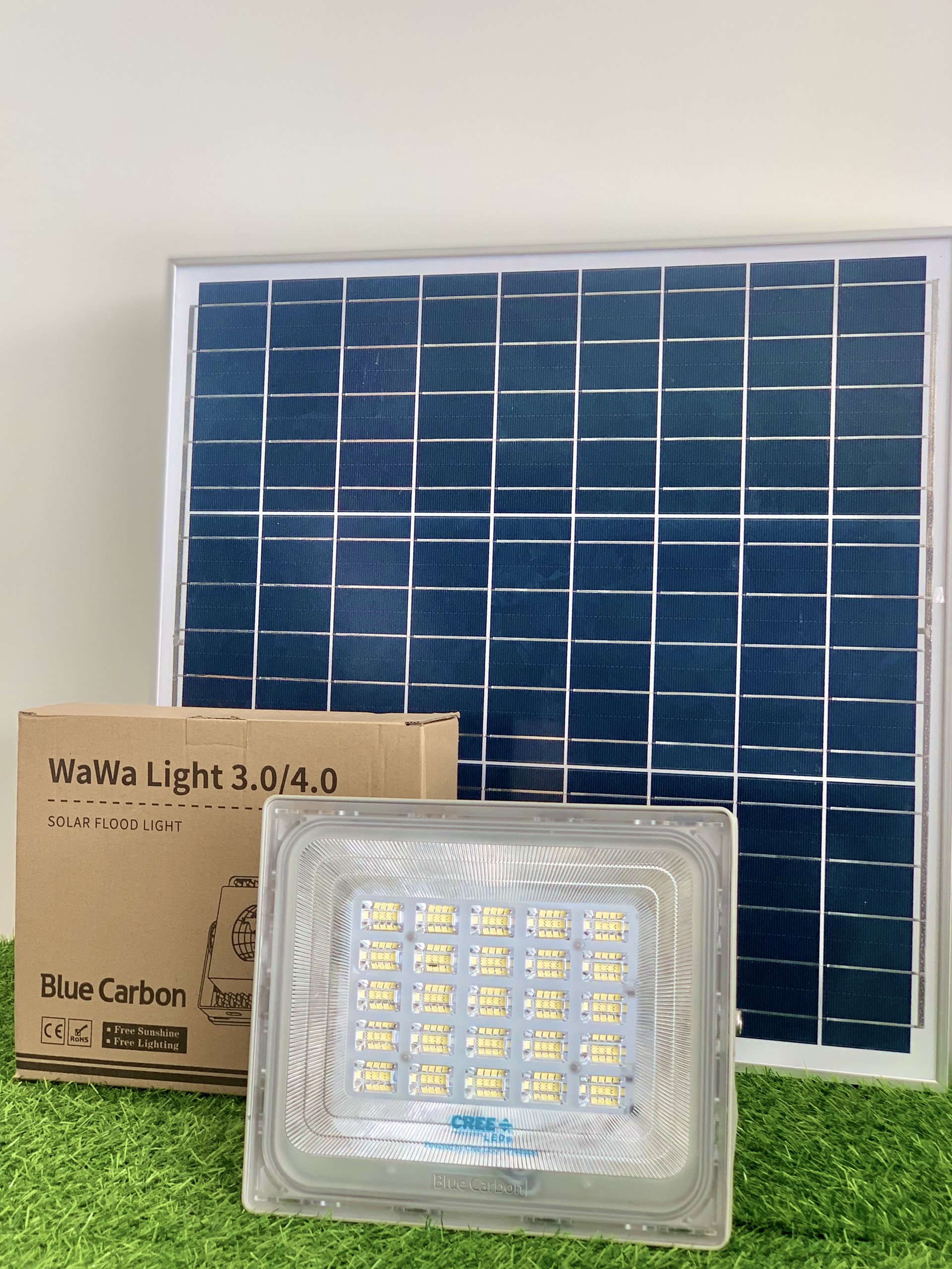 Đèn Năng Lượng Mặt Trời 300W - Đèn Pha Led Blue Carbon BCT-WW4.0 | Phúc Thịnh Solar