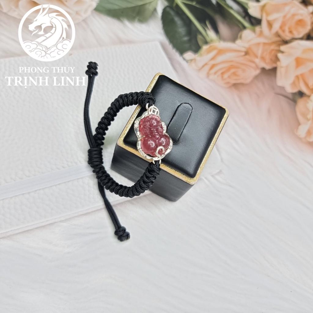 VÒNG TAY TỲ HƯU DÂU VIỀN BẠC TẾT CHỈ