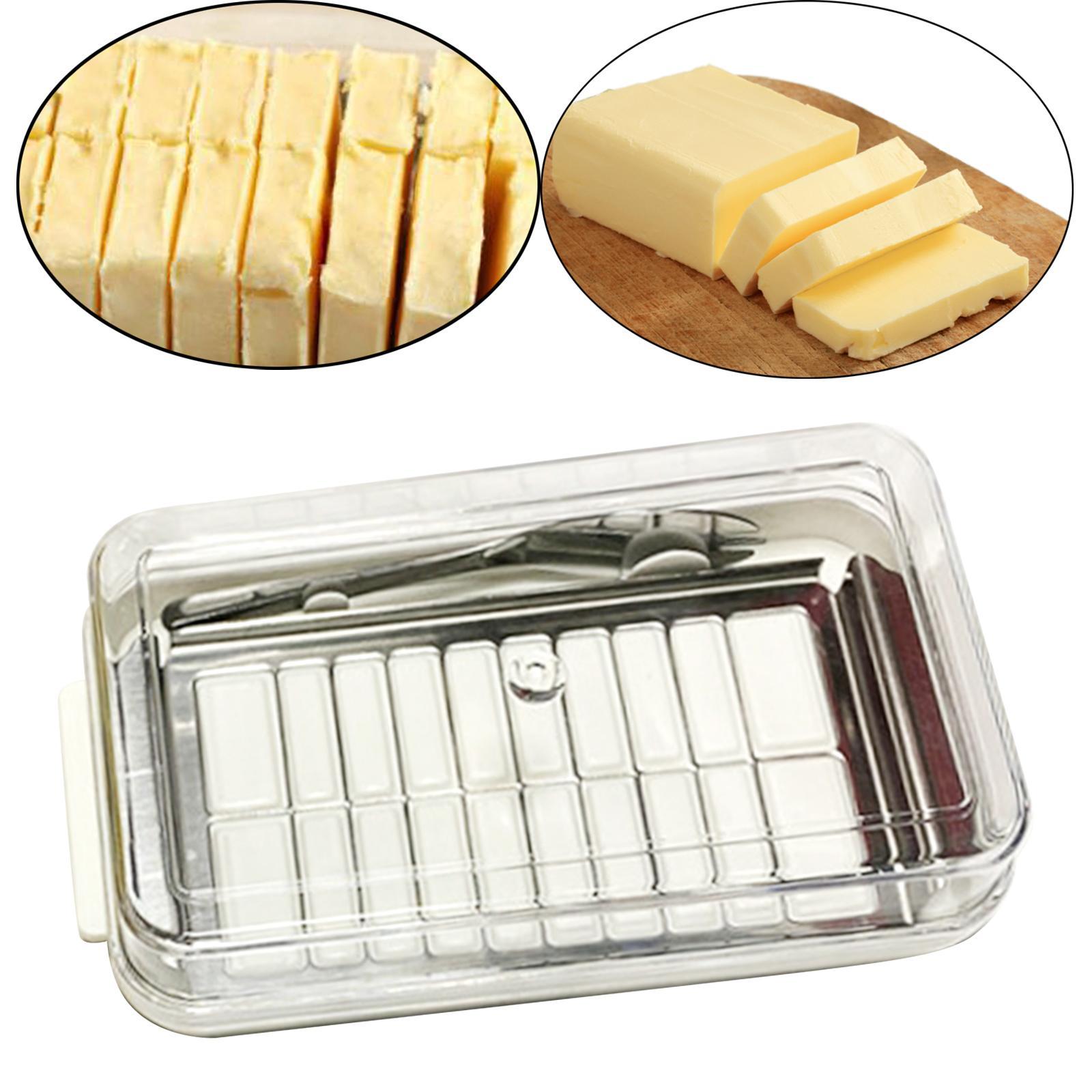 Butter  with Lid Butter Dish Container for Camping Home Countertop