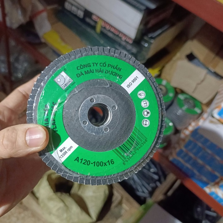 Combo 10 Viên Đá Nhám Xếp Hải Dương 100X16MM Mác Xanh Loại Tốt