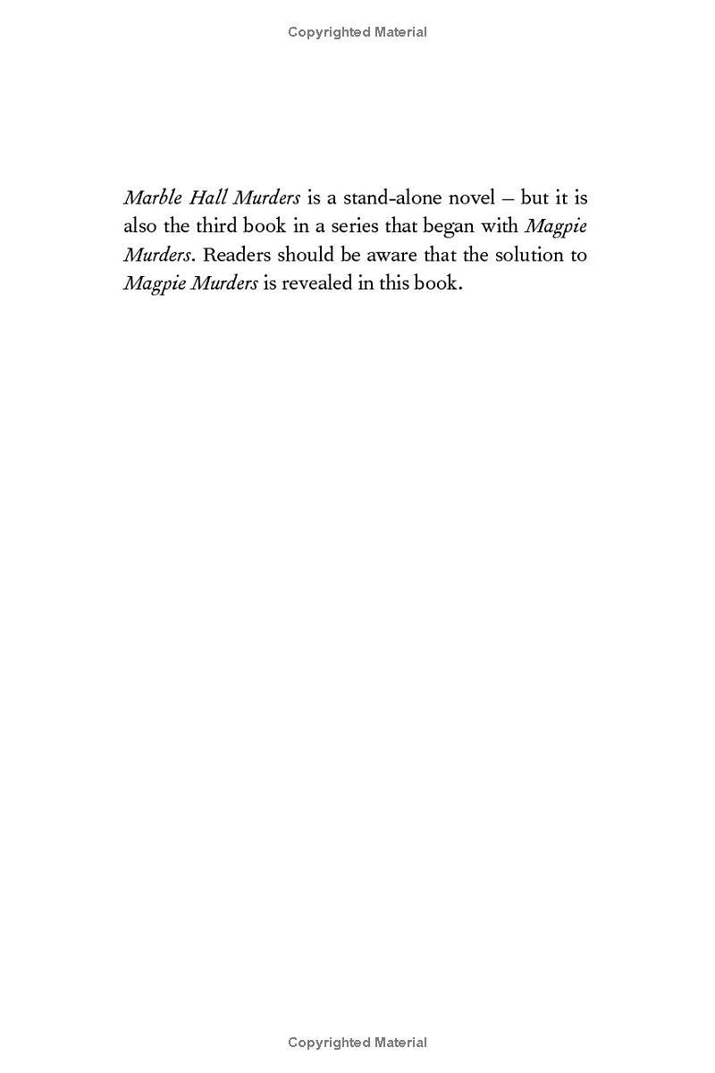 Sách ngoại văn: Marble Hall Murders