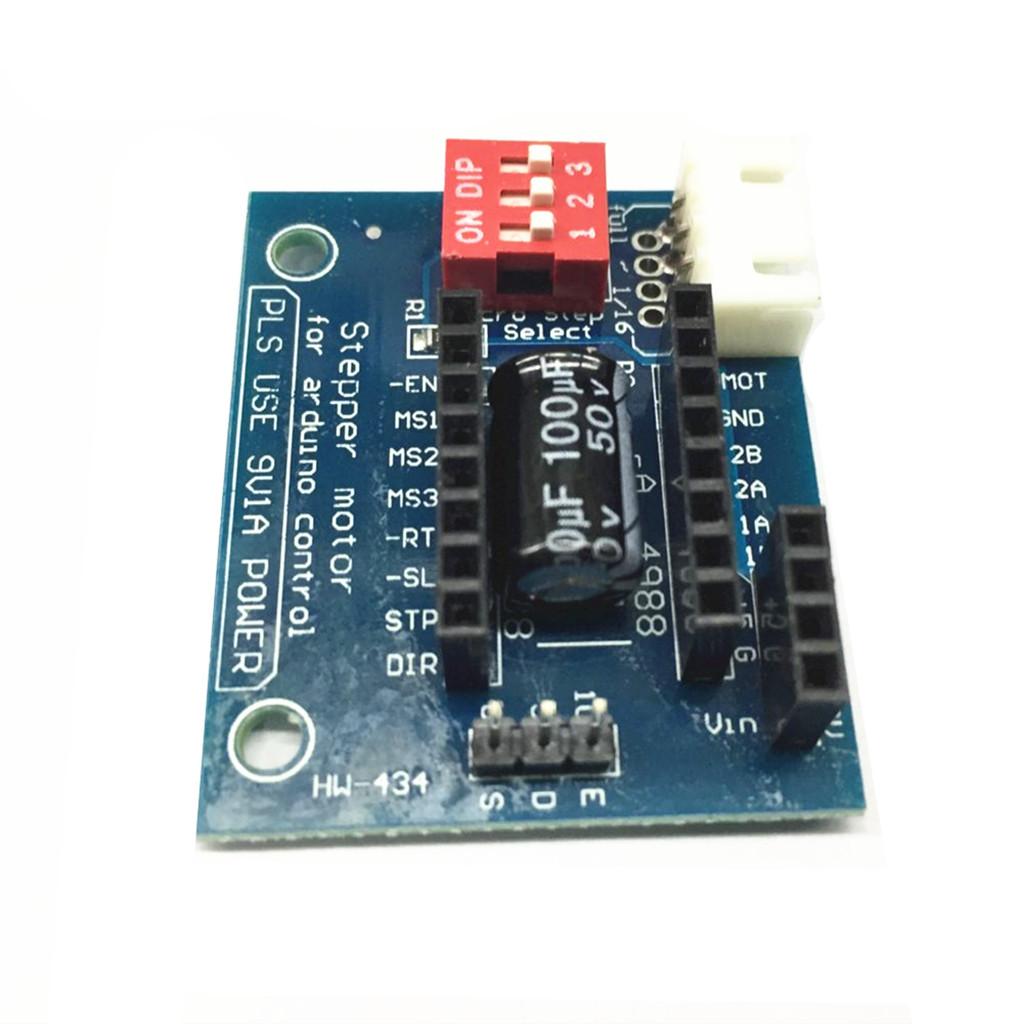 1PCS A4988 DRV8825 3D Printer Stepper Motor Driver Extension Board Blue