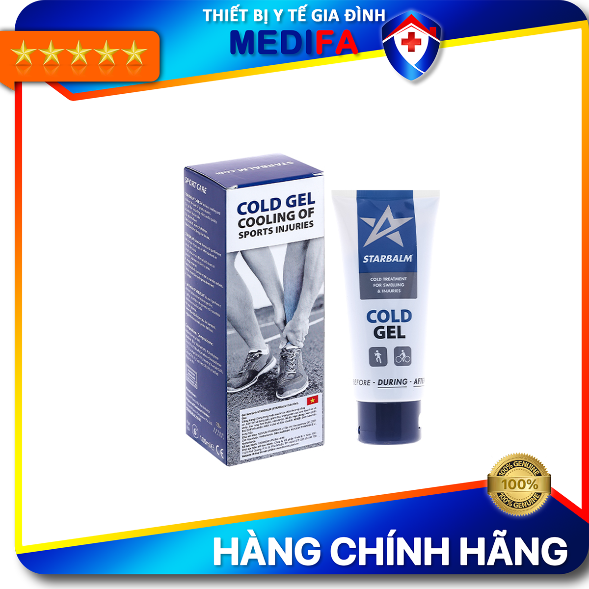 Chính Hãng Gel Làm Lạnh - Cold Gel Starbalm - Hà Lan 100Ml