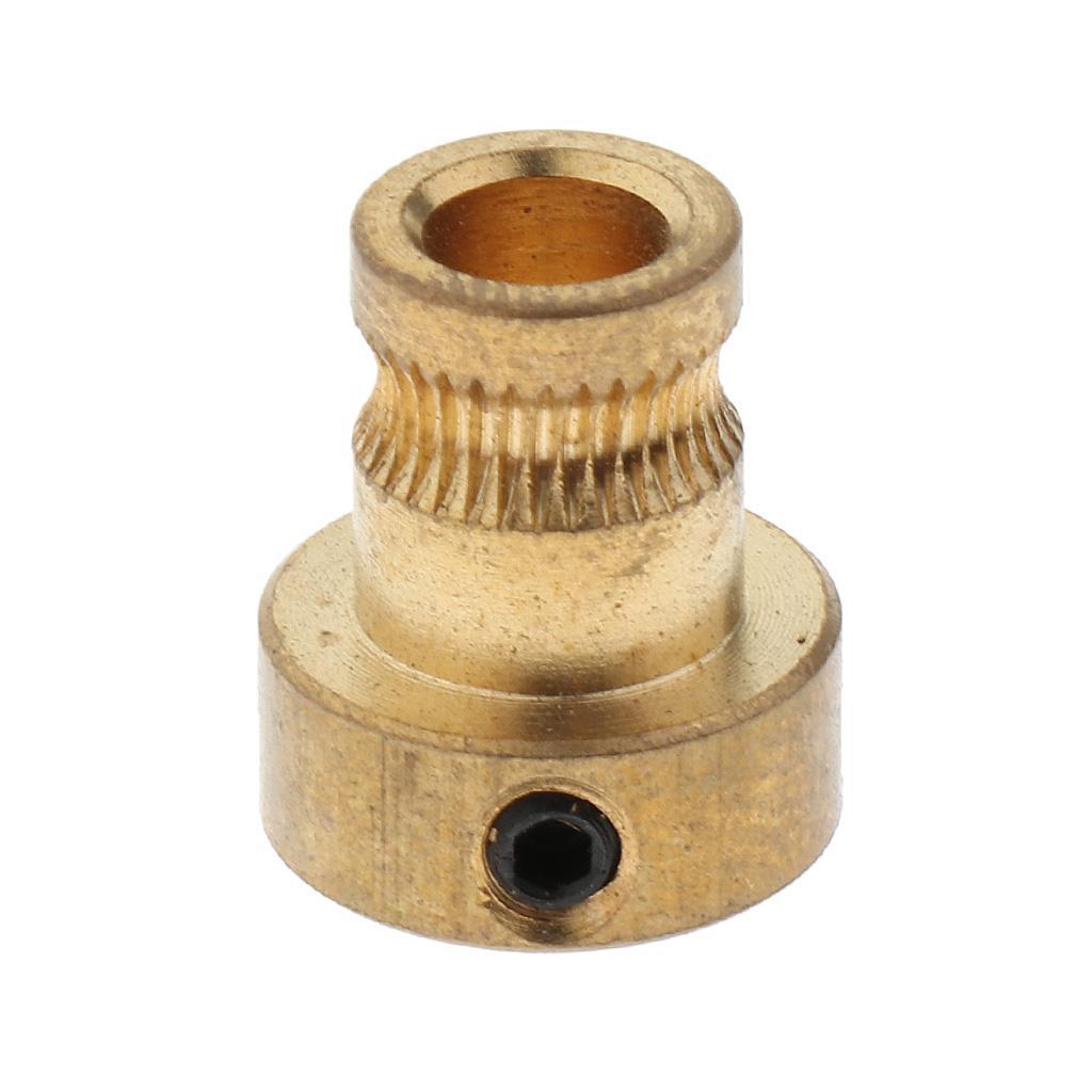 Brass Driver Gear Part For Extruder 1.75mm Filament 3D Printers Accessories