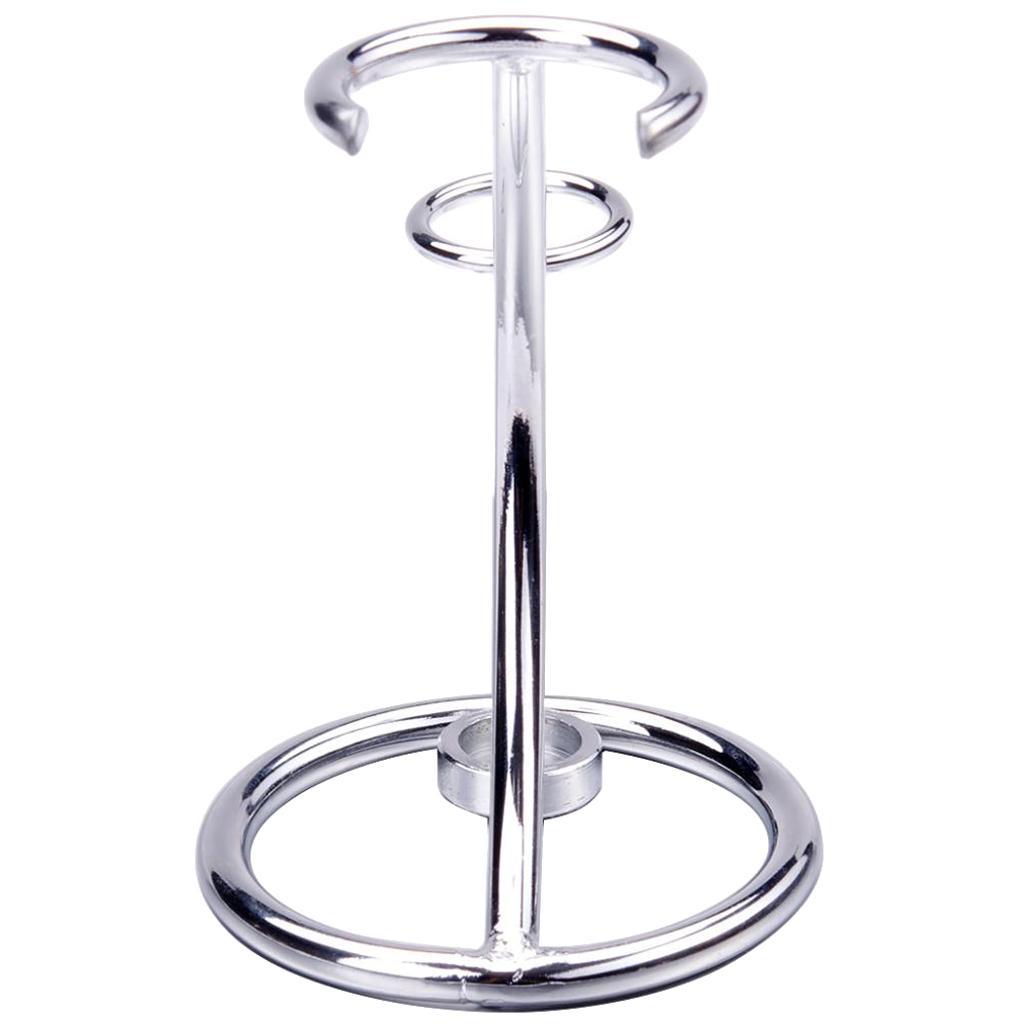 Deluxe and Brush Stand Holder Mens Shaving Tool Stand for Home Salon