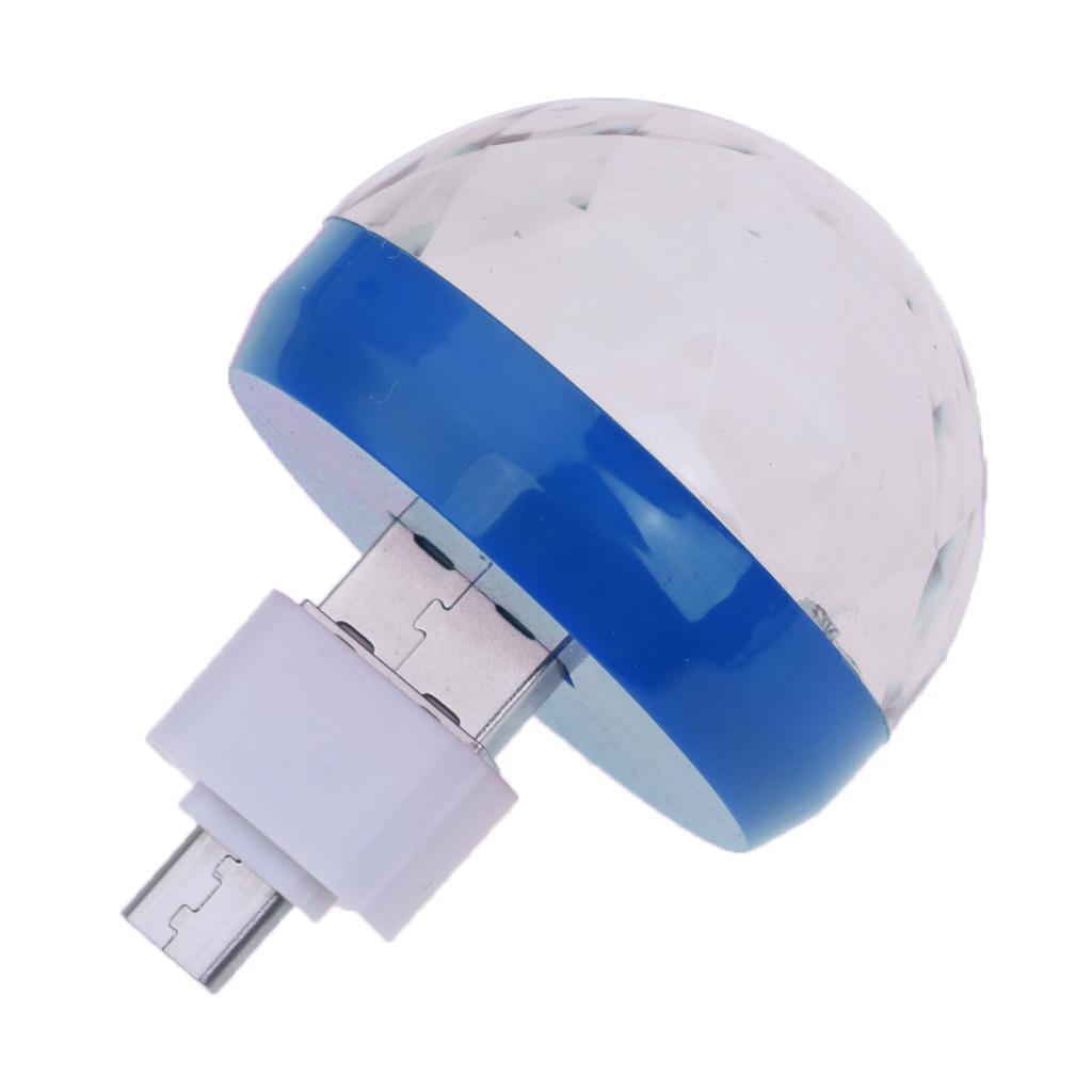 Mini USB Sân Khấu Ánh Sáng Vũ điệu Điều Khiển Bằng Giọng Nói Bóng Ma Bóng đèn RGB Bóng đèn LED