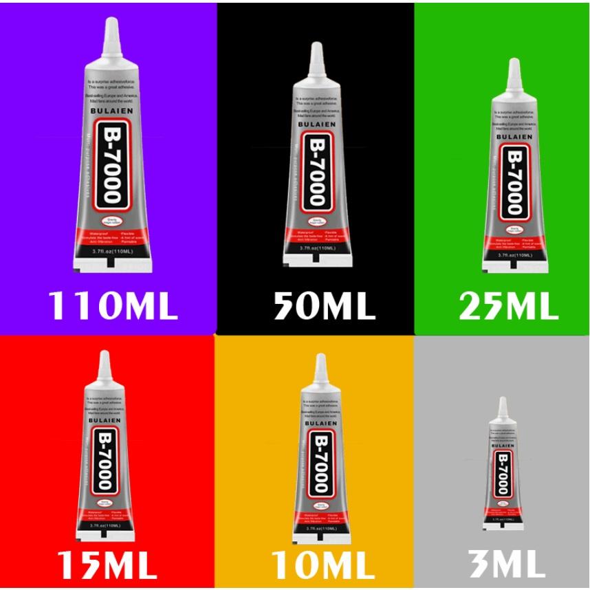 Keo Bulaien Hàng có sẵn tại  Keo dán B7000 dán màn hình điện thoại dán đồ thủ công làm nail, đồ chơi handmade