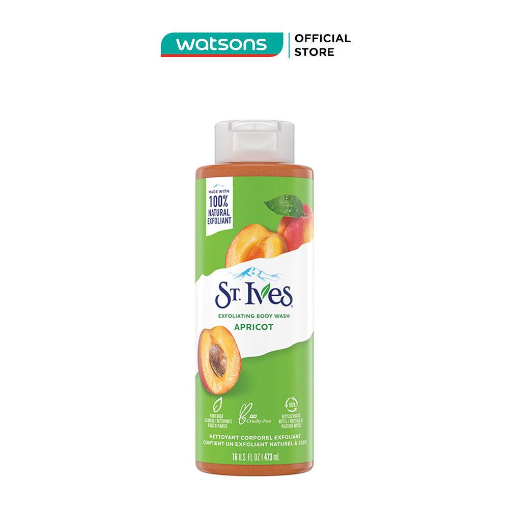 Sữa Tắm Tẩy Tế Bào Da ST. Ives Exfoliating Body Wash Apricot Hương Mơ 473ml