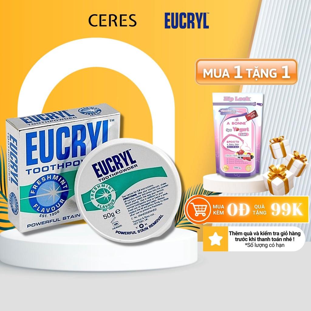 Bột Tẩy Trắng Răng Eucryl Powerful Stain Removal Toothpowder 50g