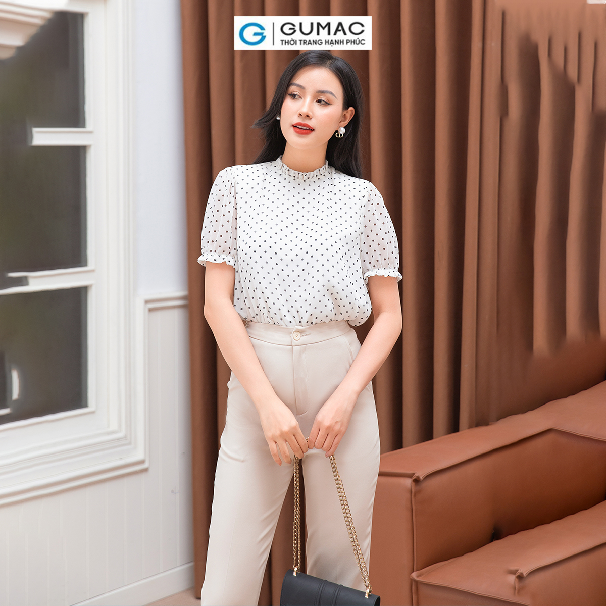 Quần tây cơ bản thời trang GUMAC QD10059