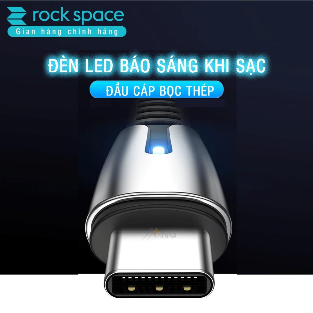 Dây Sạc Rockspace M2 cổng TypeC dành cho điện thoại android - Hàng chính hãng bảo hành 1 năm