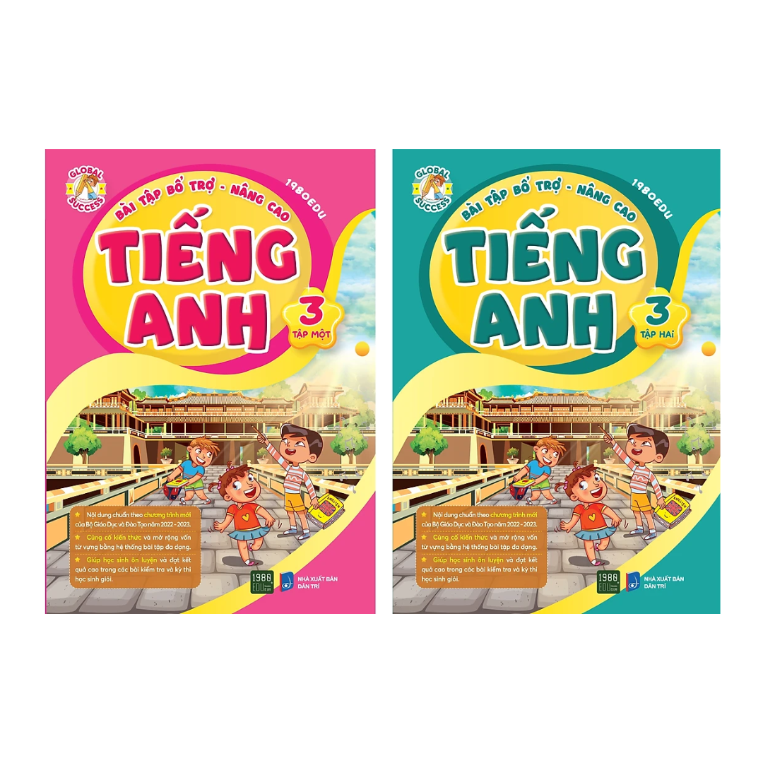 Combo 2 Cuốn: Bài Tập Bổ Trợ Nâng Cao Tiếng Anh Tập 1+2