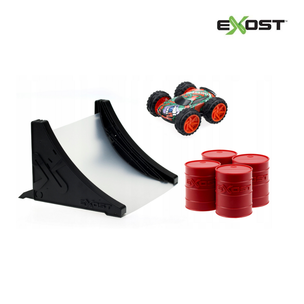 TiNiStore-Đồ chơi xe trớn nhào lộn kèm phụ kiện Jump Stunt Flip 1 Exost 20621001