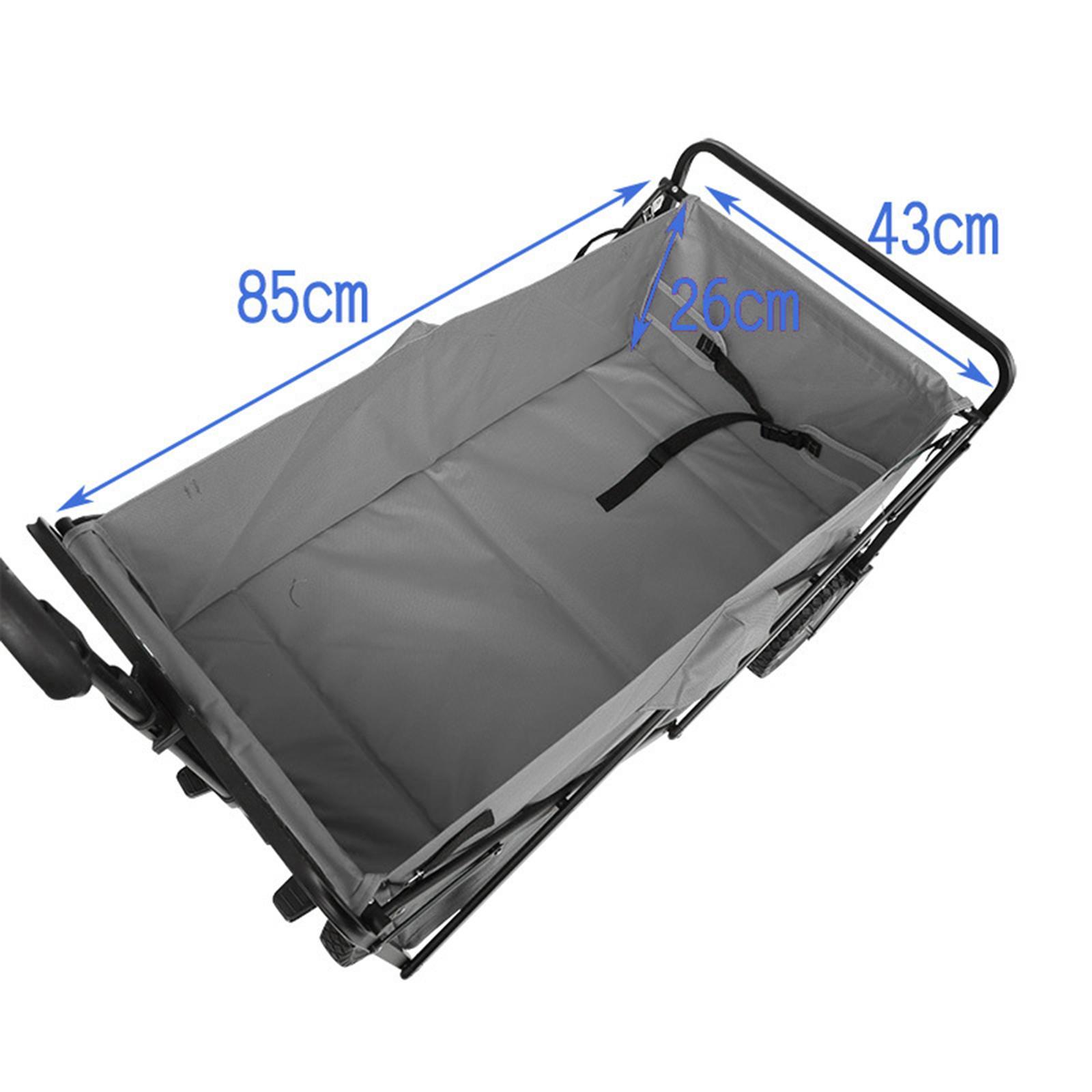 Utility Wagon Cart Liner Outdoor Camping Oxford Cloth Liner Gray