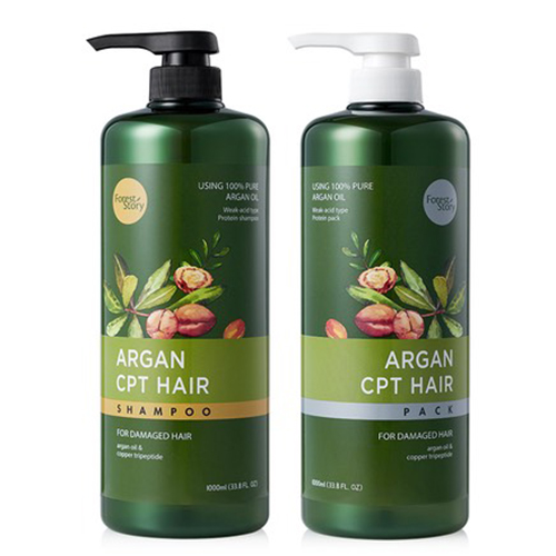 Hình ảnh Dầu gội/ xả Argan CPT Hair Shampoo Oil siêu dưỡng chất, phục hồi tóc hư tổn, khô sơ gãy rụng 1000ml
