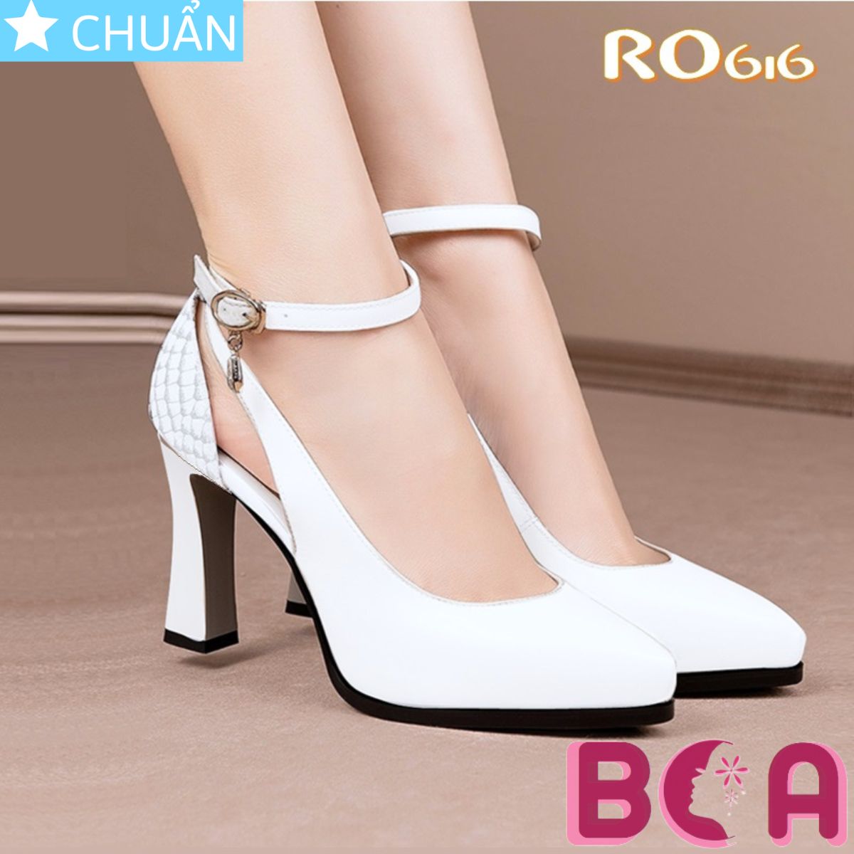 Giày cao gót nữ mũi nhọn 9p RO616 ROSATA tại BCASHOP thanh lịch, duyên dáng và thời trang, lại cực kì sang