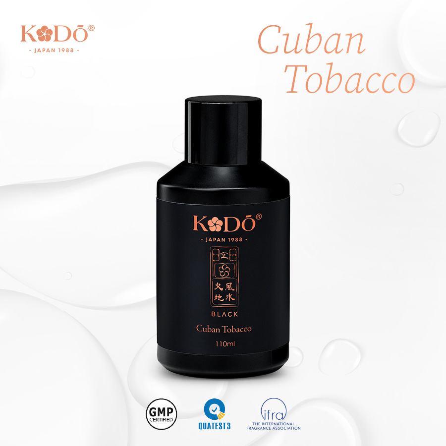 KODO - Cuban Tobacco - Tinh Dầu Nước Hoa Thơm Phòng Nguyên Chất – Black Collection - 15ml/110ml/500ml