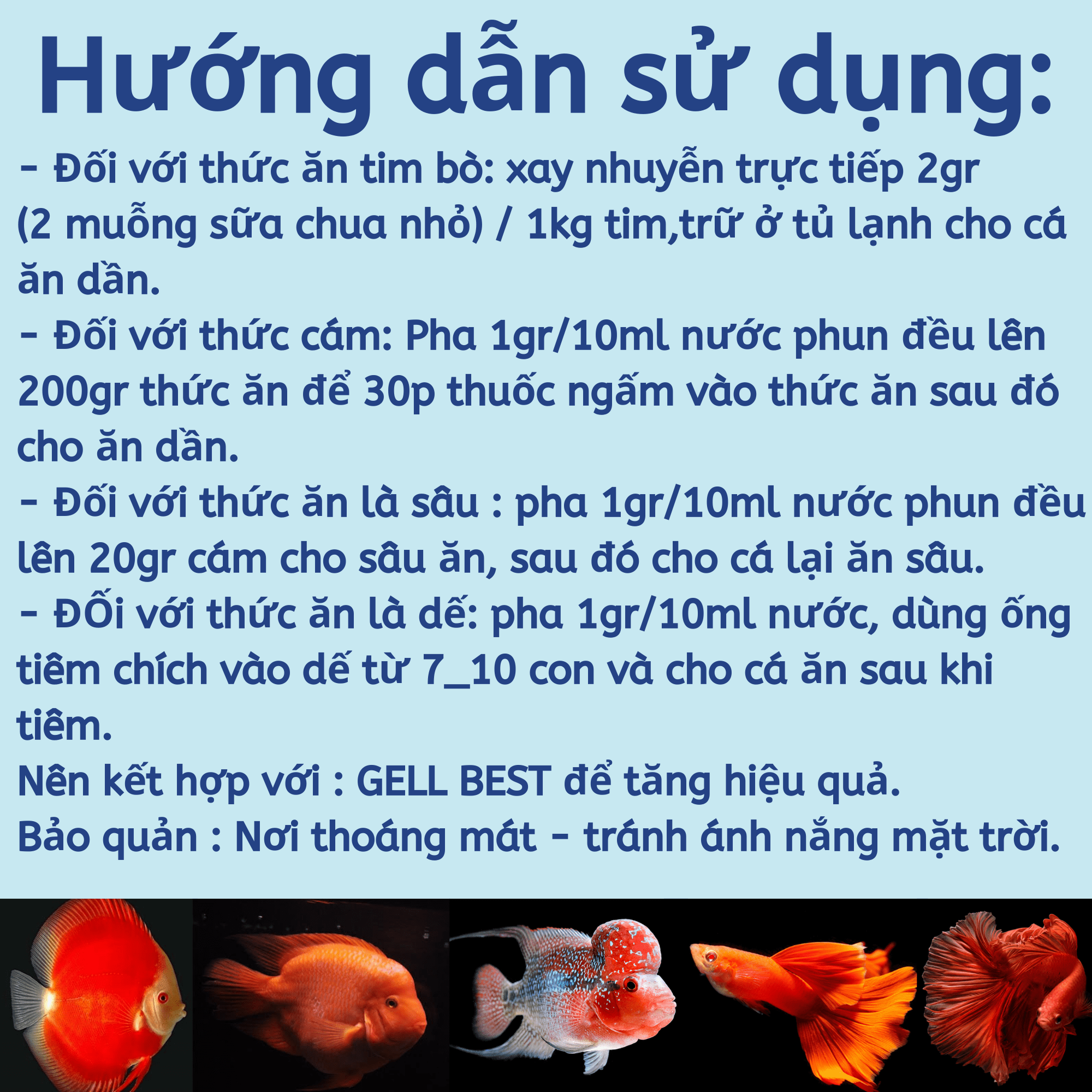 Carophyll Pink kích màu đỏ, kích màu vàng cho các loại cá - Hingaostore.