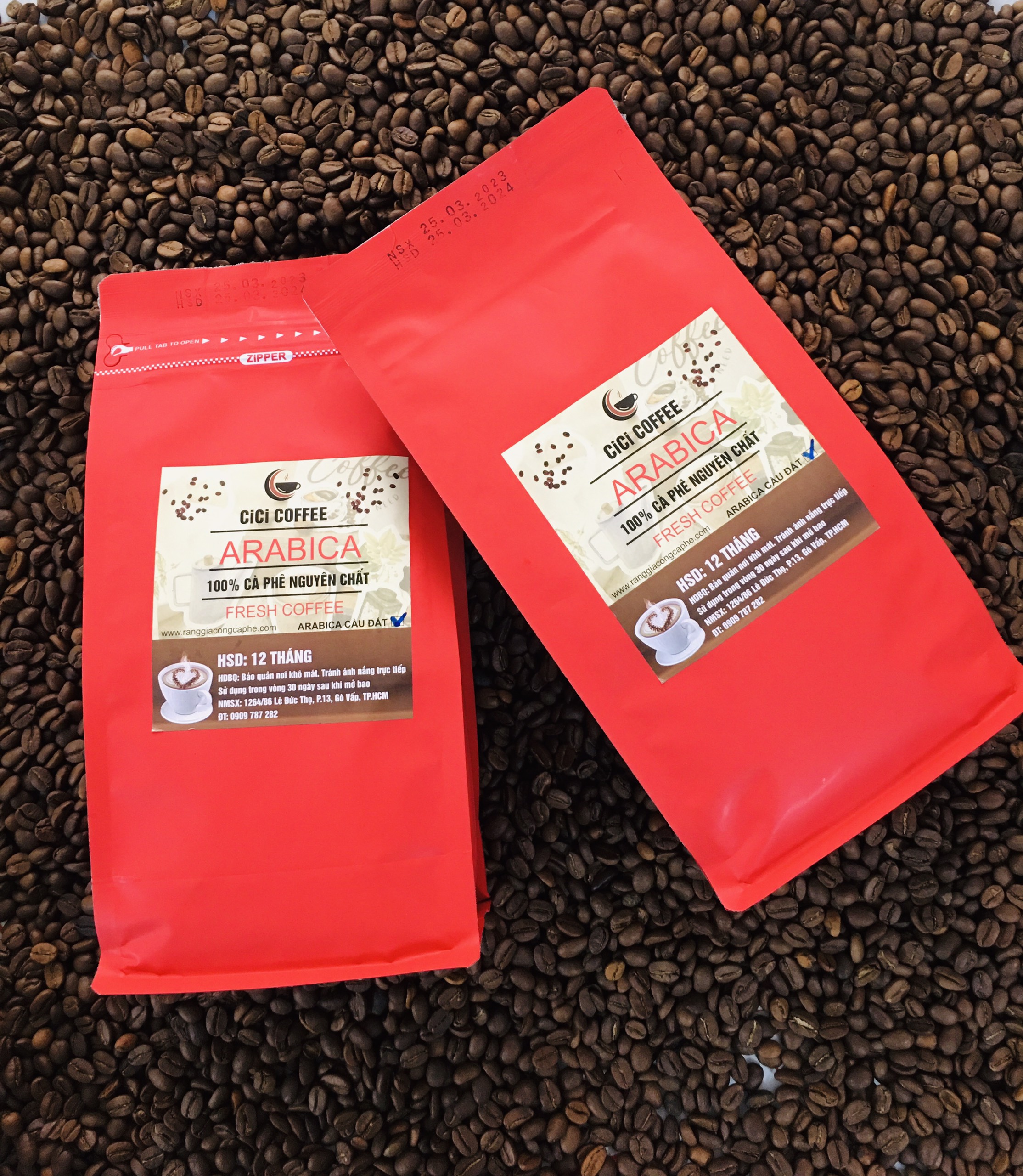 CÀ PHÊ HẠT RANG MỘC ARABICA 500gr (loại 2)