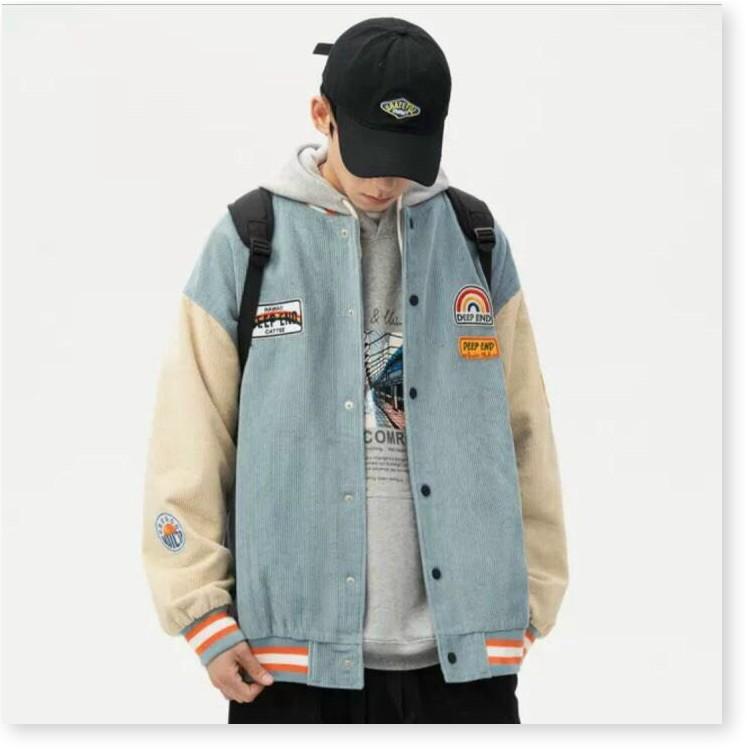 ÁO KHOÁC NHUNG NAM BOMBER UNISEX NHIỀU MÀU SÁC SINH ĐỌNG KHÁNH AN STORE